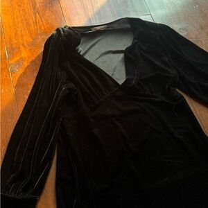 ZARA Velvet Mini Dress